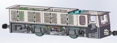 /250米内燃铺架轨道车